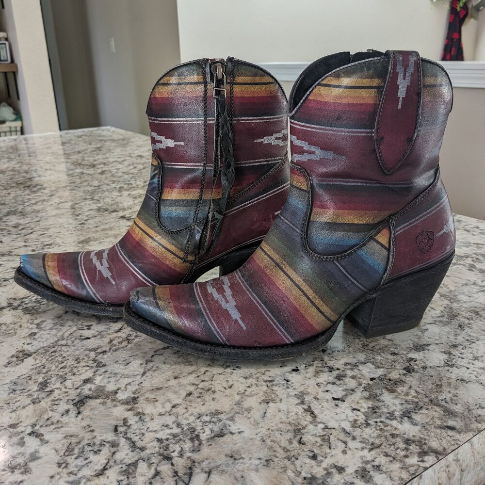 ARIAT Dixon Pendleton Boots 7.5 Cowboy